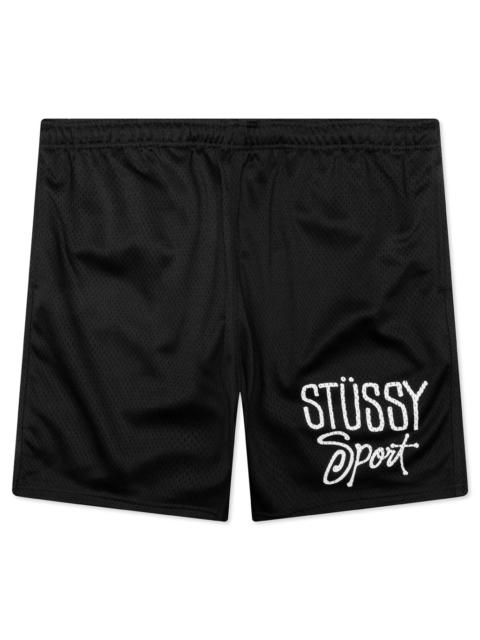 Stüssy MESH SHORT SPORT - BLACK