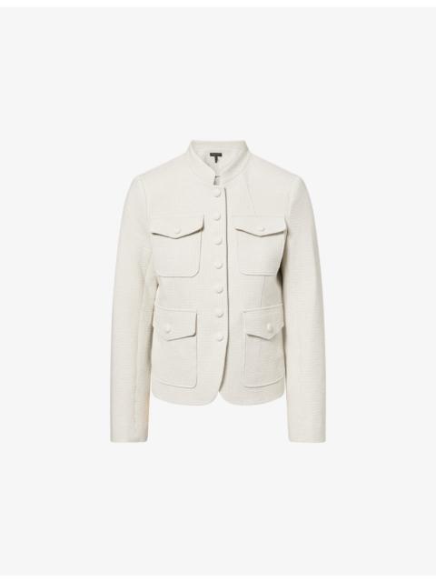 rag & bone Mercer Stand-Collar Stretch-Cotton Jacket