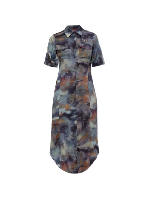 Diesel D-Ana printed midi dress