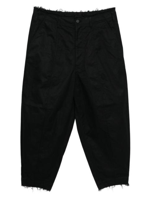 Comme des Garçons Homme cotton tapered trousers