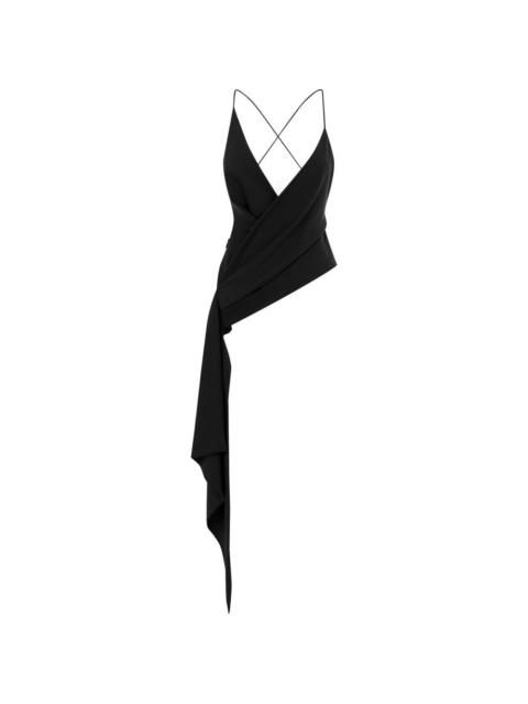 ALEX PERRY asymmetric wrap-style top