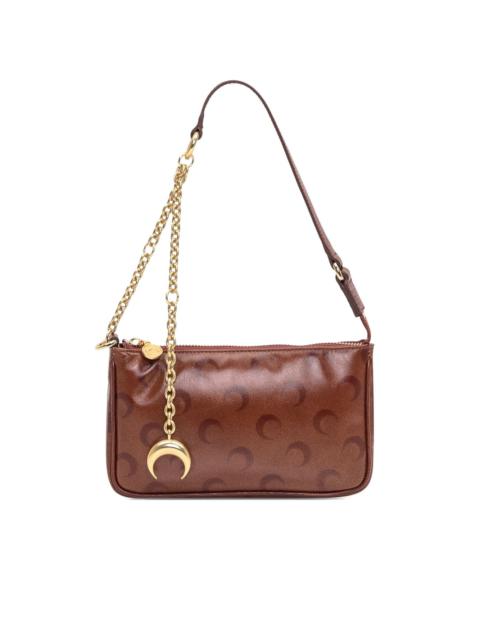 Marine Serre Moon leather shoulder bag