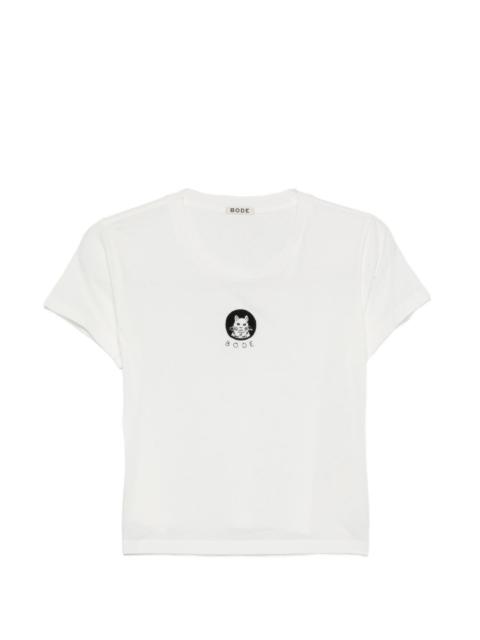 BODE cat-patch T-shirt