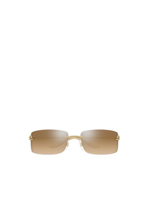 Cartier Panthère rectangle-shape sunglasses