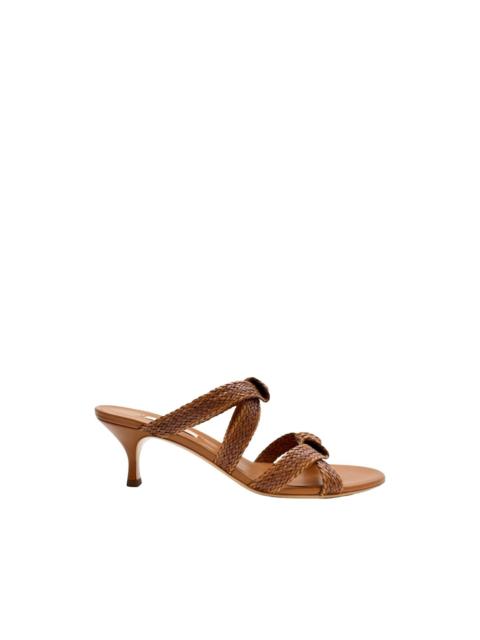 CASADEI Julia Mariposa braided knot sandals