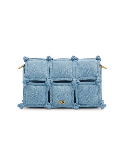 Cult Gaia Women's Puff Denim Crossbody Bag - Vintage Blue