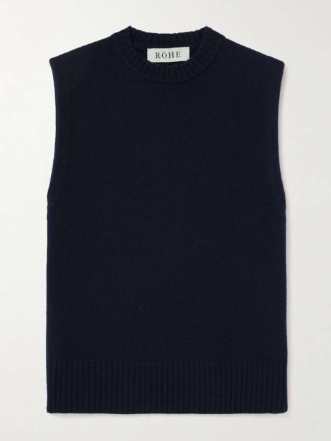Wool and Cashmere-Blend Vest