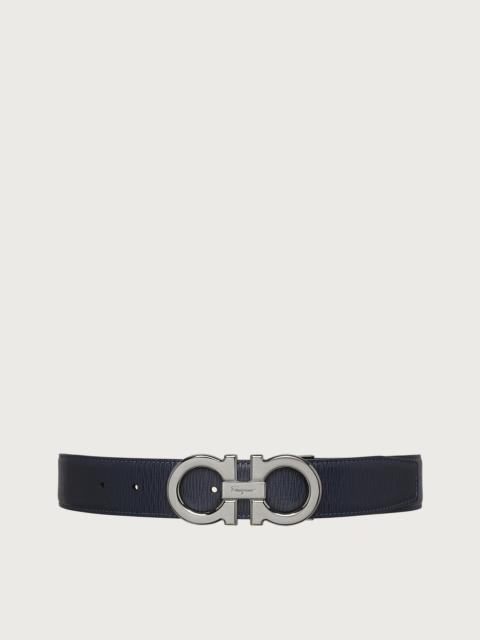 Reversible and adjustable Gancini belt