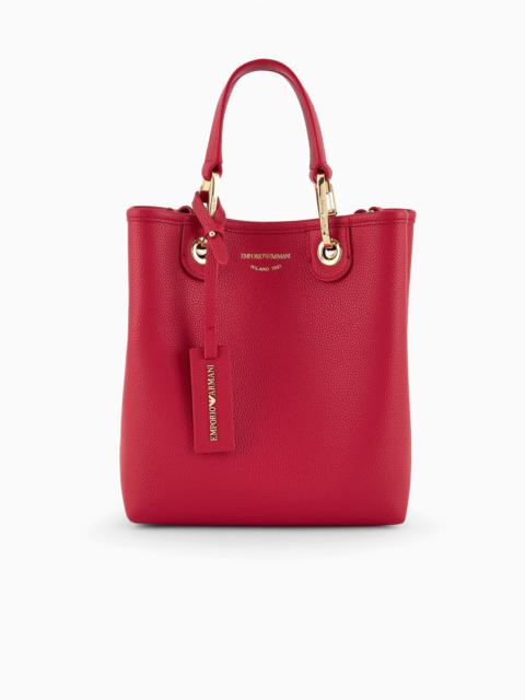 EMPORIO ARMANI Deer-print MyEA vertical shopper bag