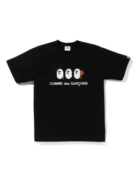A BATHING APE® A Bathing Ape x Comme des Garcon Osaka Baby Milo #1 T-shirt 'Black' 002TEJ221901C