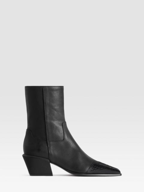 PARIS TEXAS LEATHER ANKLE BOOT