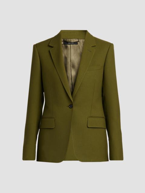 TOM FORD Women's Wool-Cashmere Single-Breasted Sport Jacket - Ivy Green