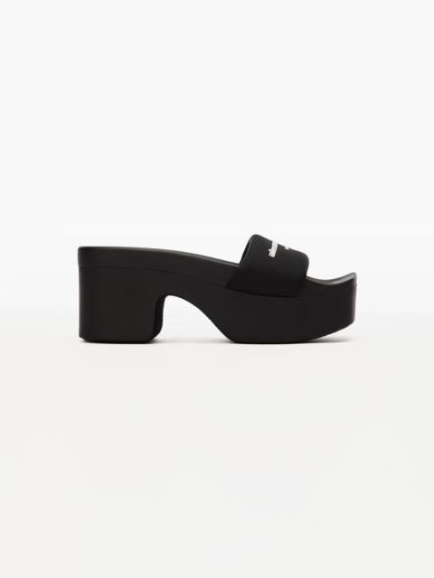 Alexander Wang AW PLATFORM SLIDE IN NYLON