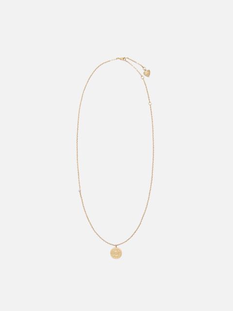 Acne Studios Rivet charm necklace - Semi matt gold