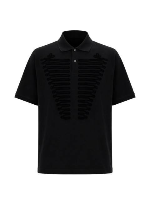 Alexander McQueen button-fastening polo shirt