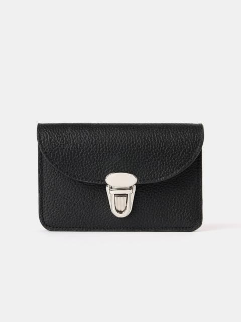 Cambridge Satchel The Small Push Lock Purse - Black Madras Grain