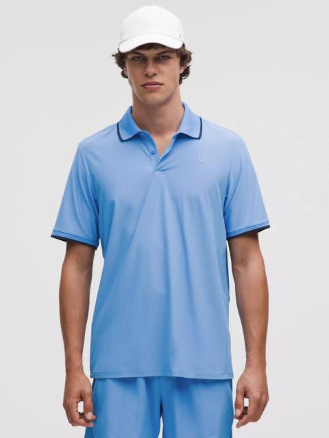 lululemon UV-Protective Striped Mesh Tennis Polo Shirt