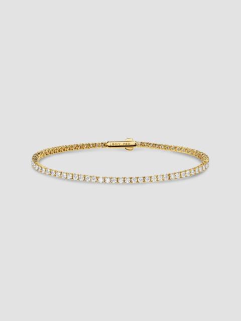 DAVID YURMAN Women's Mini Tennis Bracelet in 18K Yellow Gold - Diamond Gold
