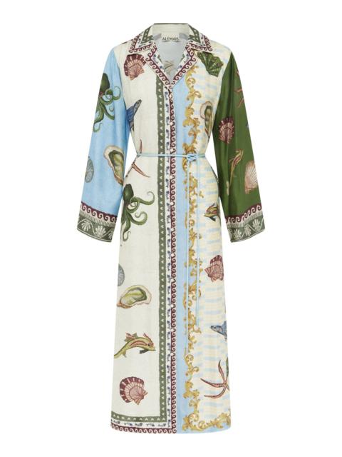 Bath House Silk Shirtdress