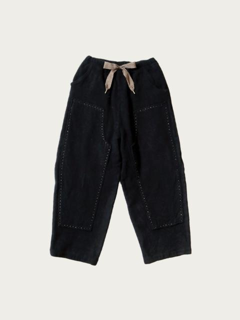 Kapital Fulling Wool CASA Pants - Black
