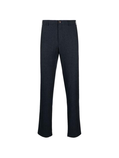 Canali mid-rise tailored wool trousers