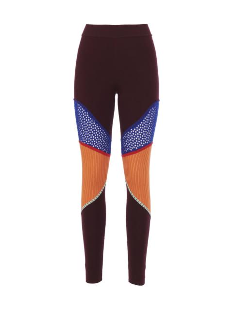 Chloé MESH-DETAIL LEGGINGS