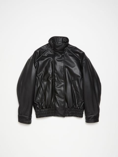 Acne Studios Faux Leather Bomber Jacket | forward | REVERSIBLE