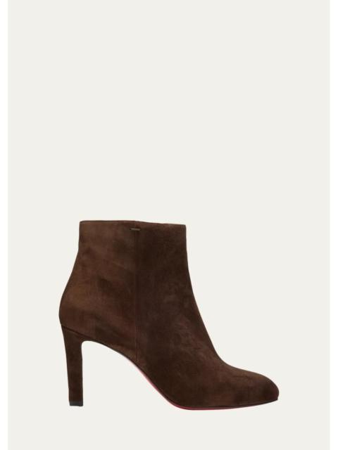Christian Louboutin 85mm Fannylove Suede Booties