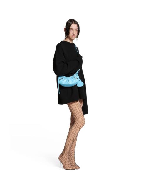 BALENCIAGA Women's Le Cagole Xs Shoulder Bag in Blue