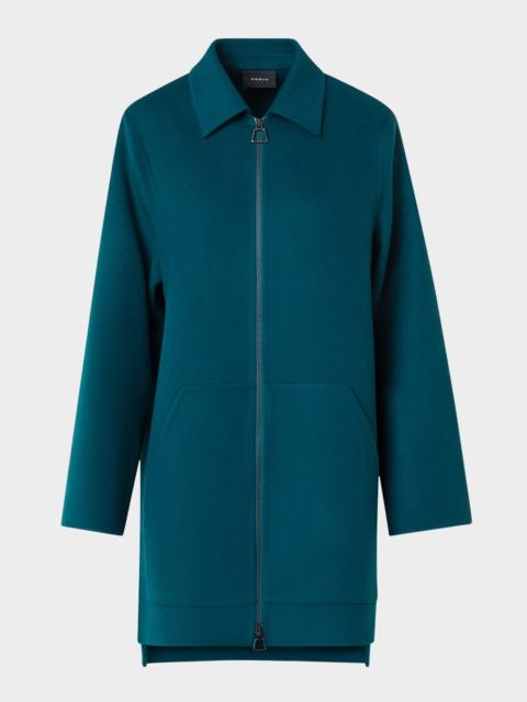 AKRIS Fabiola Double-Face Cashmere Coat
