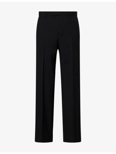 Dries Van Noten Pinnet Tailored Wool-Blend Trousers