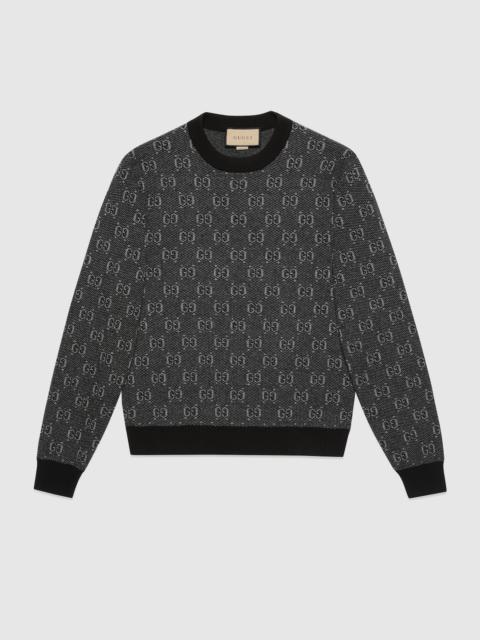 GUCCI GG wool jacquard sweater