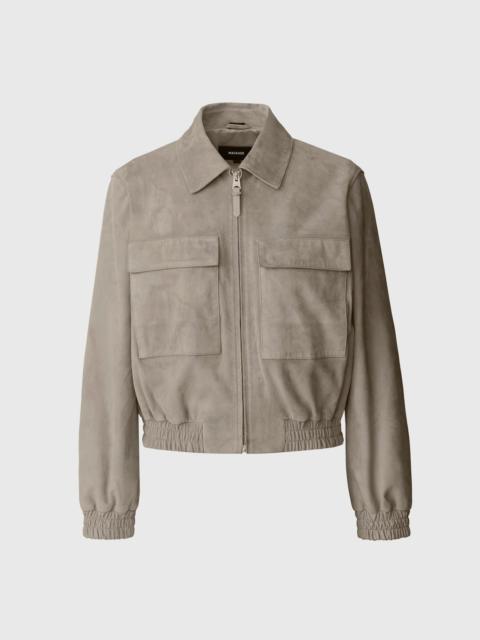 SENKA-SU Patch Pocket Suede Jacket
