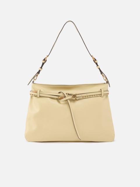 PINKO BELT BAG BIG LARGE SHOULDER BAG IN LEATHER