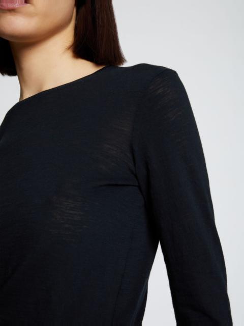 Long Sleeve T-Shirt in Tissue Jersey