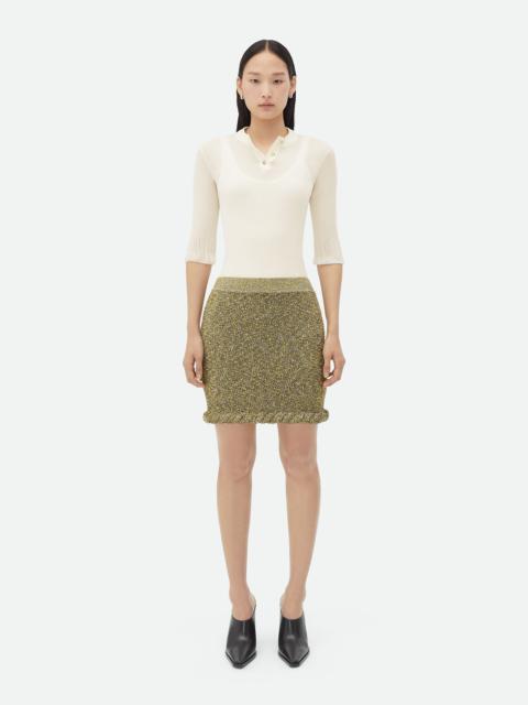 Bottega Veneta Towelling Viscose Mini Skirt
