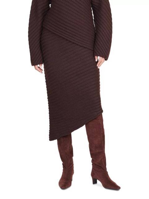 Cantilever Merino Wool Skirt