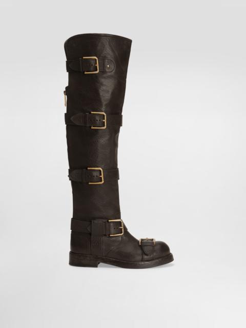 Dolce & Gabbana Horse leather boots