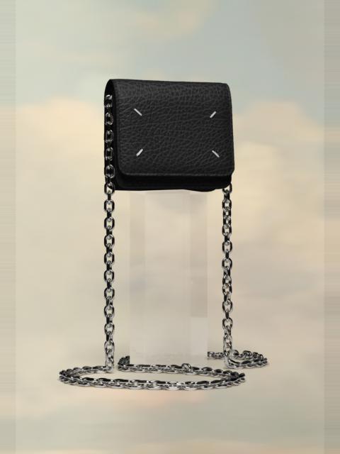 Four stitches chain wallet