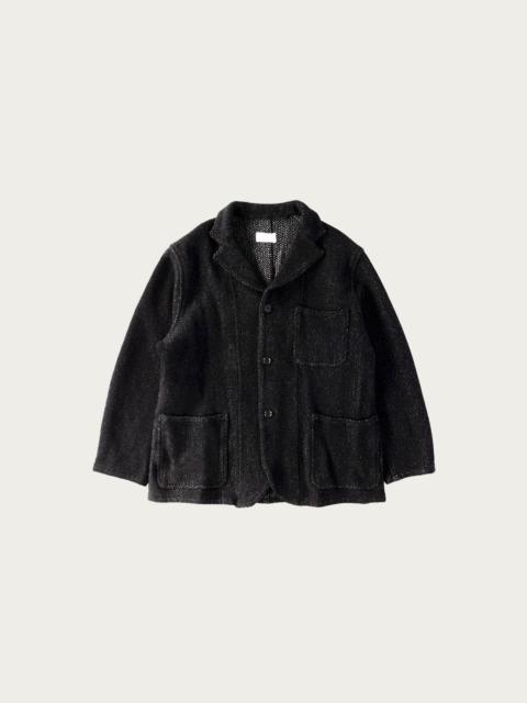 HERILL Herringbone Work Jacket - Black Wool