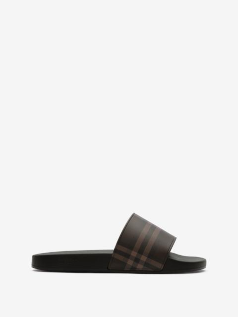 Burberry Check Slides