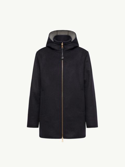 Moncler Hemiptere 3-in-1 Hooded Wool & Cashmere Down Jacket
