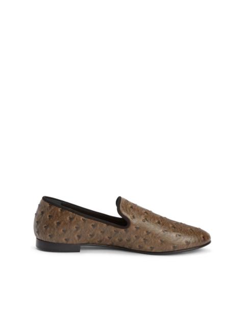 Giuseppe Zanotti Seymour leather loafers
