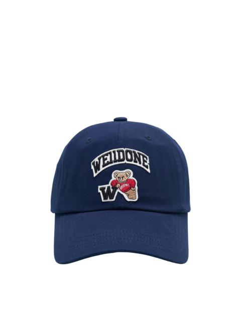 We11done Navy Varsity Logo Cap