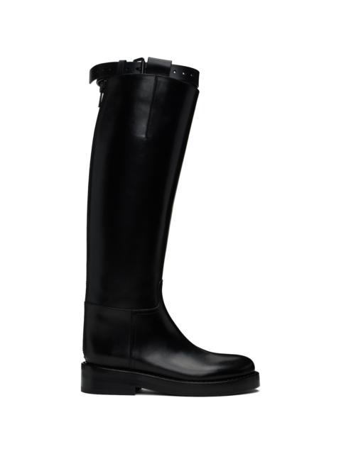 Ann Demeulemeester Black Stan Riding Tall Boots