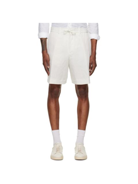 BOSS Off-White Drawstring Shorts