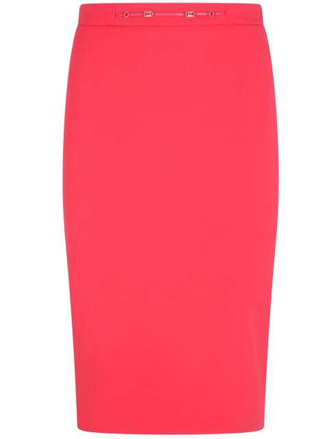 ELISABETTA FRANCHI Skirt Midi "Go22366e2 Cg5 Red Passion"