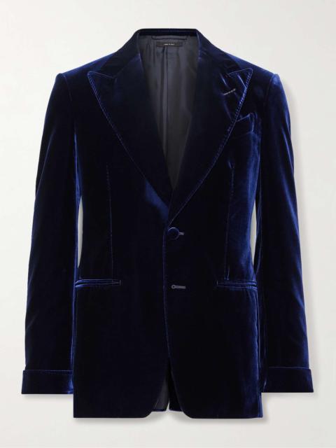 TOM FORD Shelton Slim-Fit Velvet Tuxedo Jacket