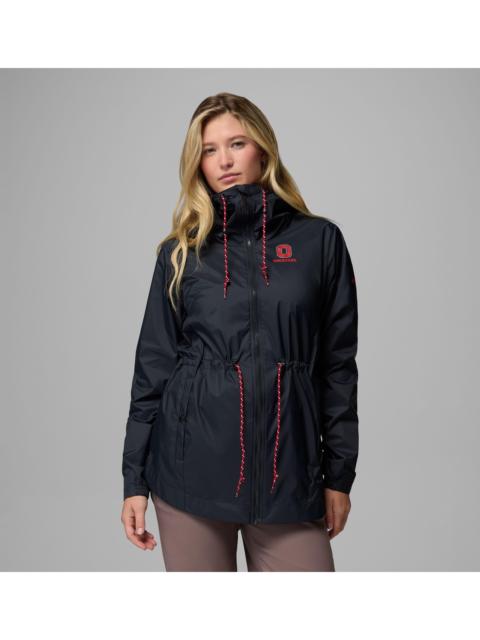 Columbia Women's Collegiate Lily Park Rain Jacket - Ohio State