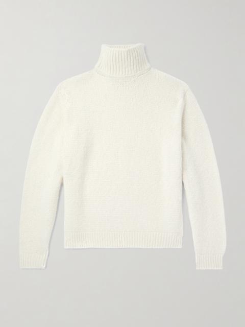 Loro Piana Corno Bianco Cashmere Rollneck Sweater